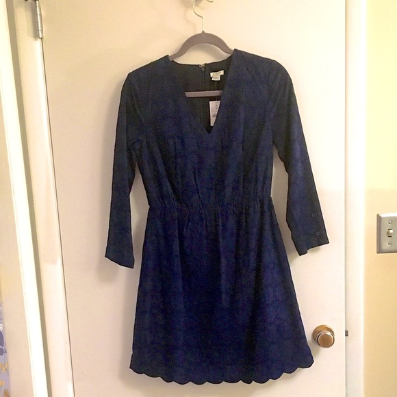 J. Crew Factory Lace V-neck Dress - Picture 2 of 10